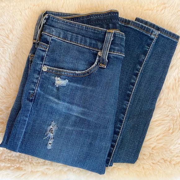 SOLD Adriano Goldschmied Women's Distressed Jeans 26R Skinny - Picture 2 of 13